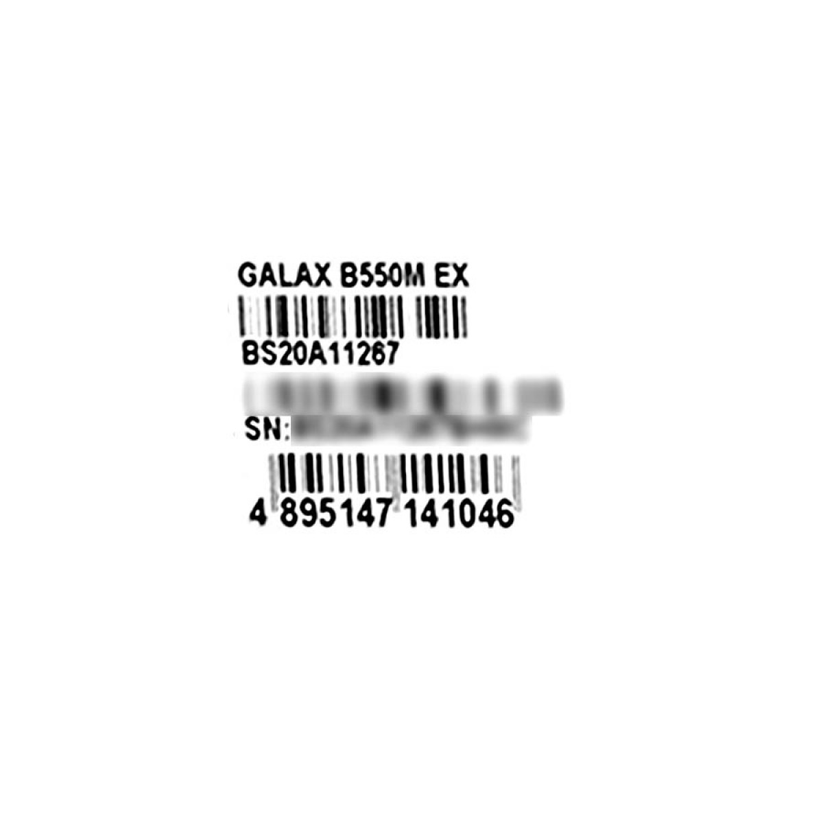 Placa Mãe Galax B550M EX, Chipset B550, AMD AM4, mATX, DDR4