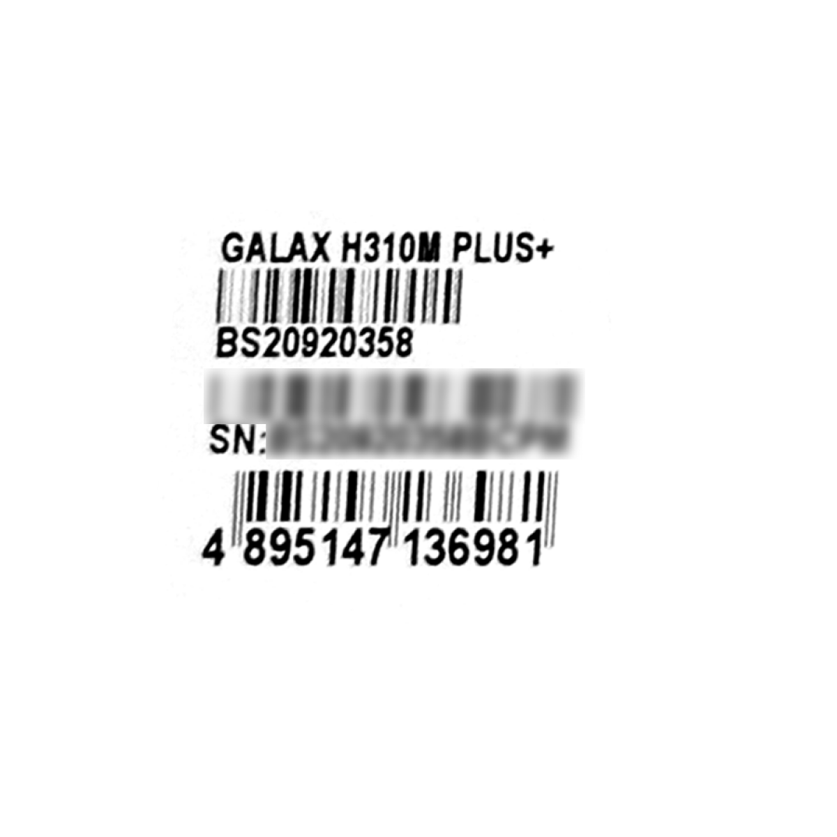 Placa Mãe Galax H310M Plus+, Chipset H310, Intel LGA 1151, mATX, DDR4