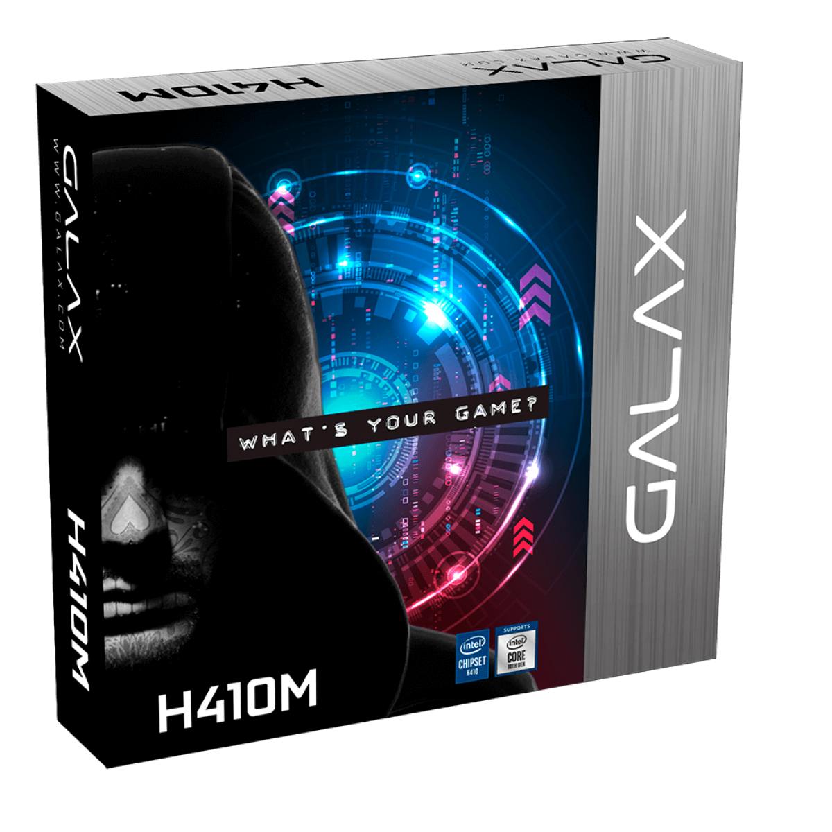 Placa Mãe GALAX H410M, Chipset H410, Intel LGA 1200, mATX, IH410MAGCHY1CW