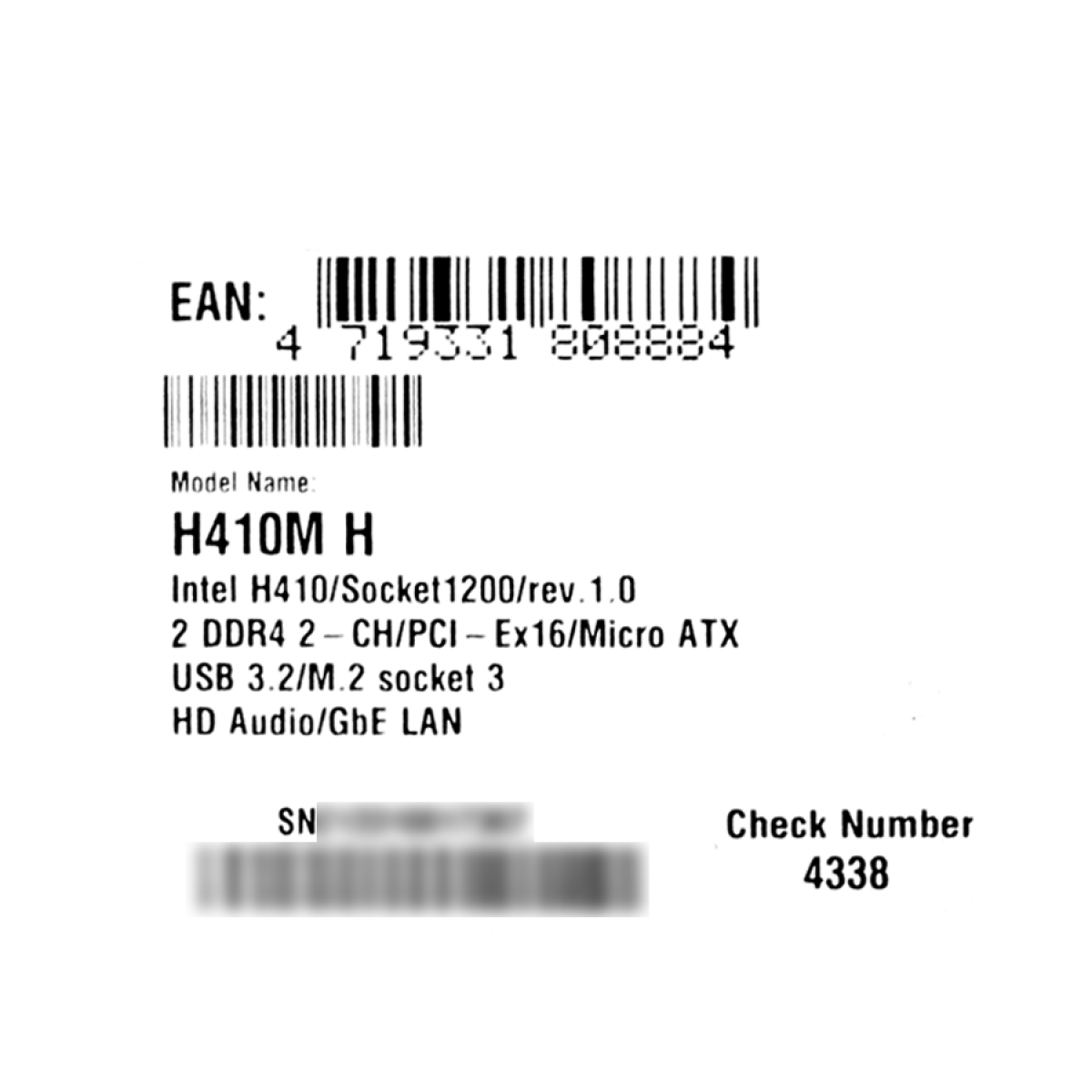 Placa Mãe Gigabyte, H410M-H, Chipset H410, Intel LGA 1200, mATX, DDR4