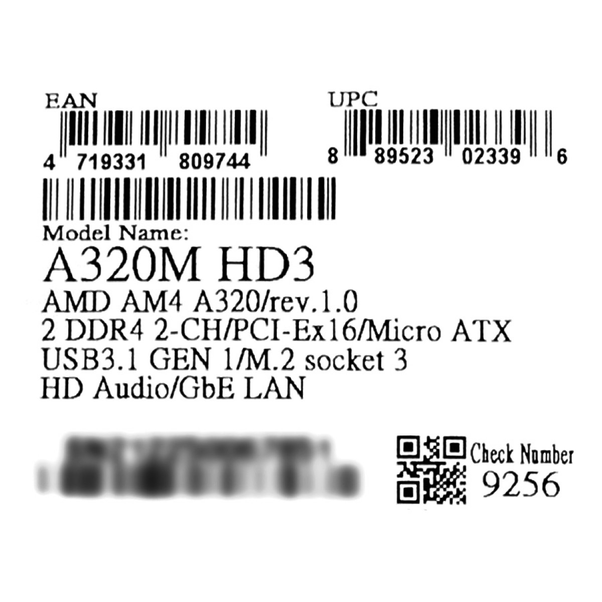 Placa Mãe Gigabyte A320M HD3, Chipset A320M, AMD AM4, mATX, DDR4, A320M HD3