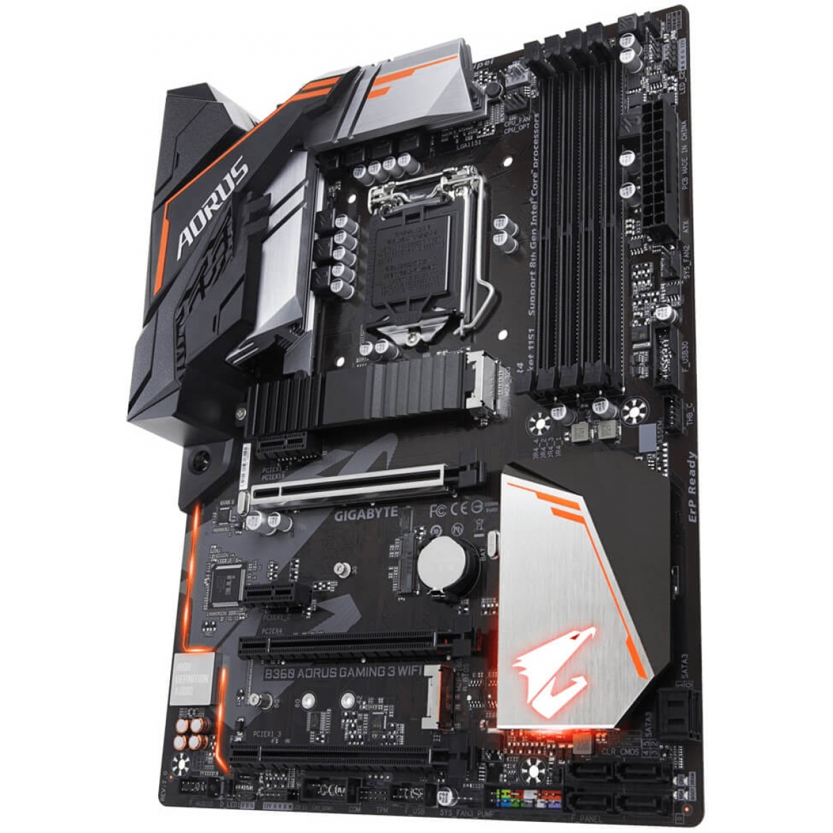 Placa Mãe Gigabyte B360 AORUS GAMING 3 WIFI, Chipset B360, Intel LGA 1151, ATX, DDR4