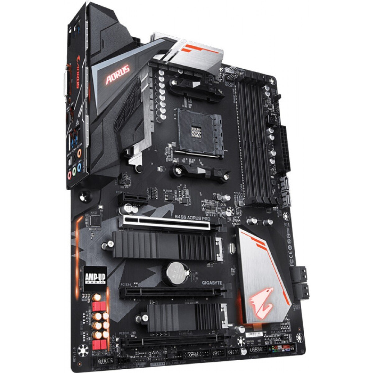Placa Mãe Gigabyte B450 Aorus Pro, Chipset B450, AMD AM4, ATX, DDR4