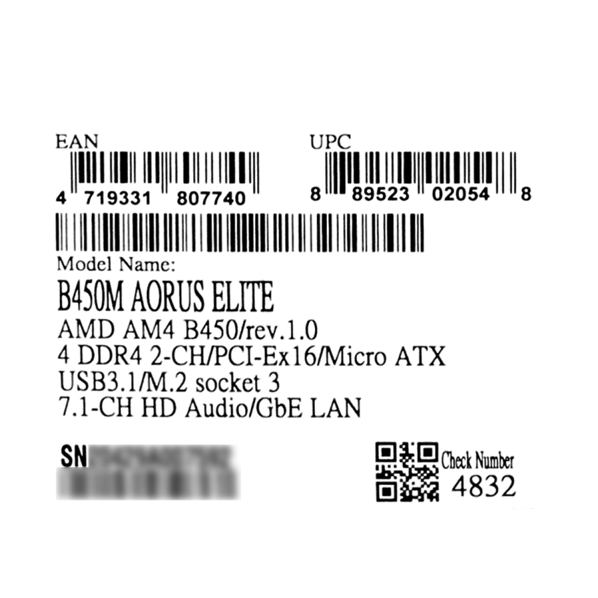 Placa Mãe Gigabyte B450M AORUS ELITE, Chipset B450, AMD AM4, mATX, DDR4