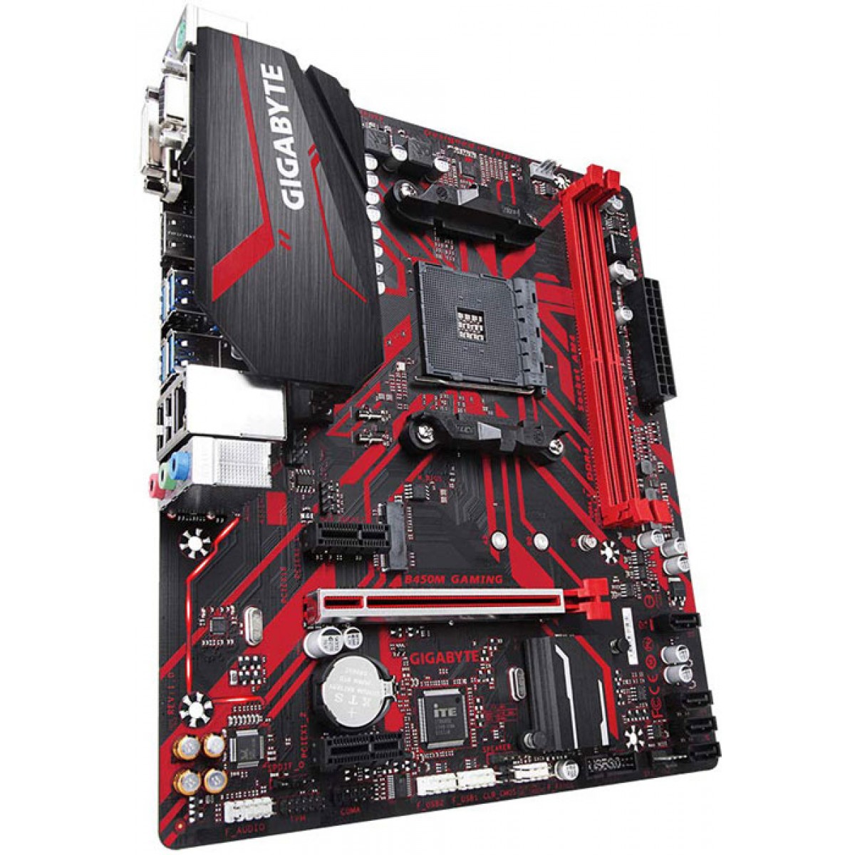 Placa Mãe Gigabyte B450M Gaming, Chipset B450, AMD AM4, mATX, DDR4 - Open Box