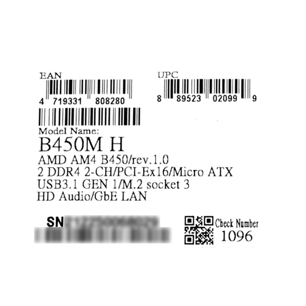 Placa Mãe Gigabyte B450M H, Chipset B450, AMD AM4, mATX, DDR4