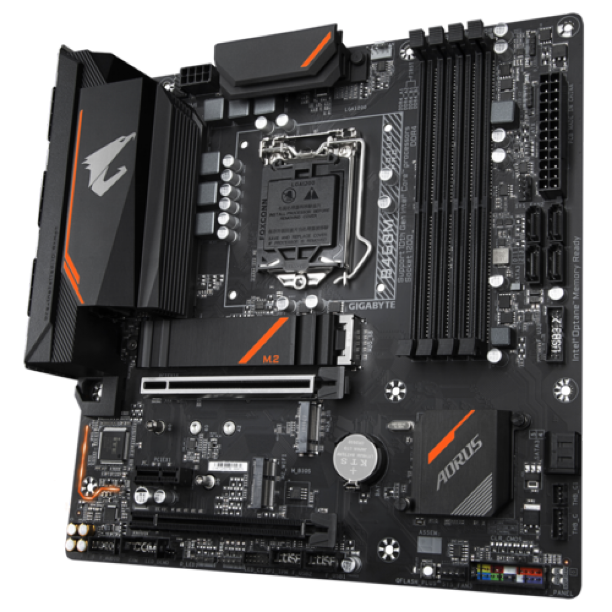 Placa Mãe Gigabyte B460M AORUS PRO, Chipset B460, Intel LGA 1200, mATX, DDR4