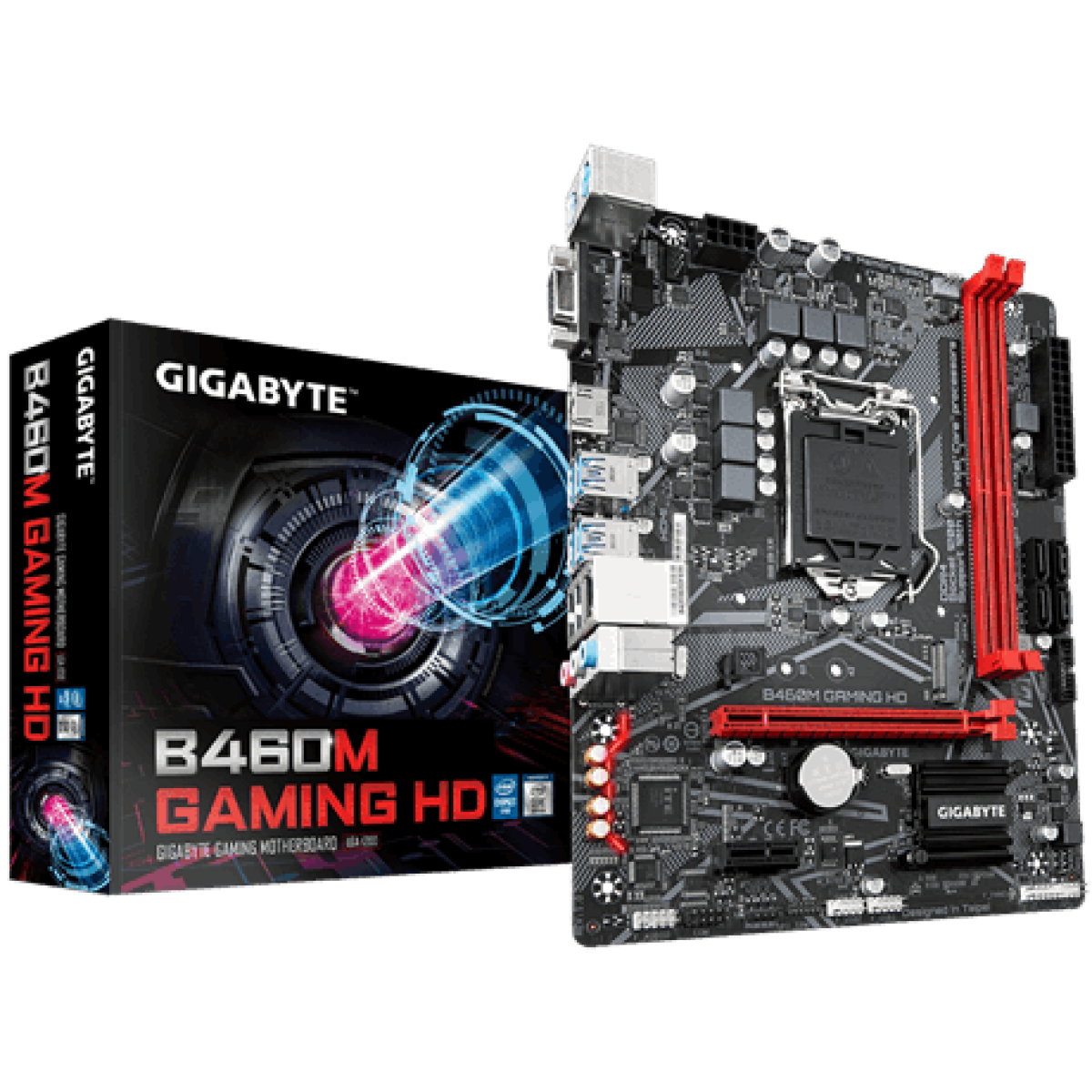 Gigabyte b460m gaming hd подключение проводов