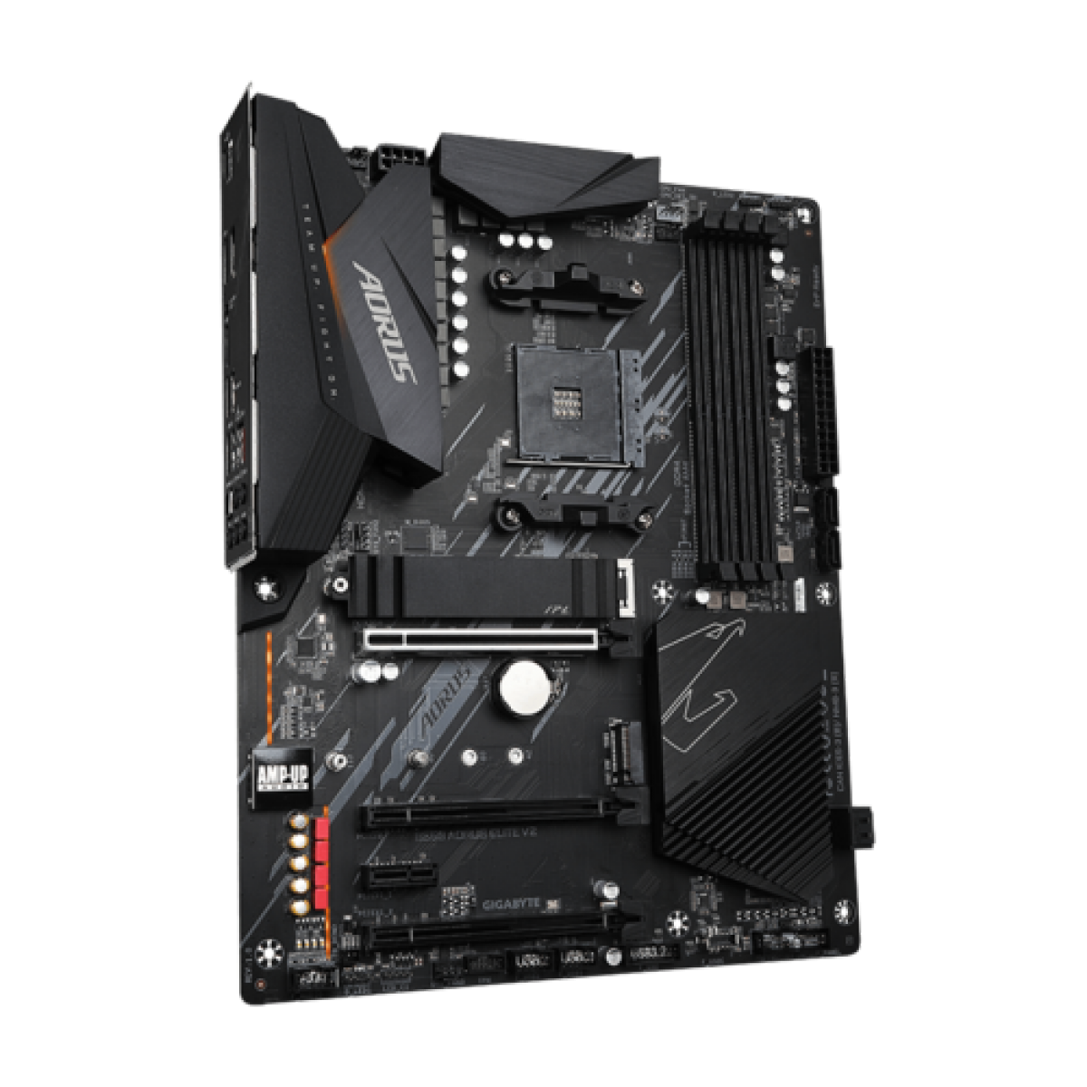 Placa Mãe Gigabyte B550 AORUS Elite V2, Chipset B550, AMD AM4, ATX, DDR4