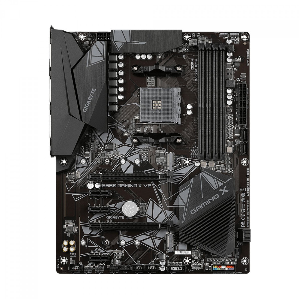 Placa Mãe Gigabyte B550 Gaming X V2, Chipset B550, AMD AM4, ATX, DDR4