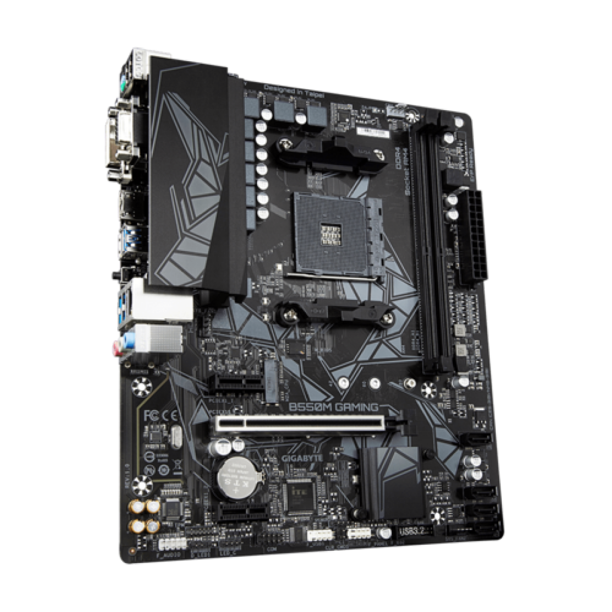 Placa Mãe Gigabyte B550M Gaming, Chipset B550, AMD AM4, mATX, DDR4