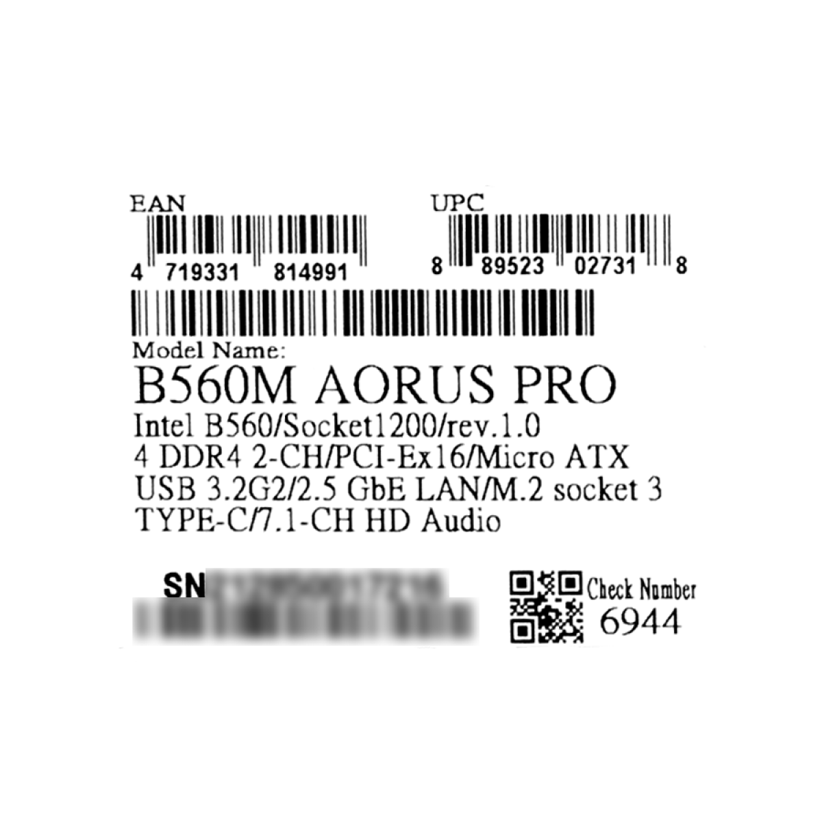 Placa Mãe Gigabyte B560M Aorus Pro, Chipset B560, Intel LGA 1200, mATX, DDR4