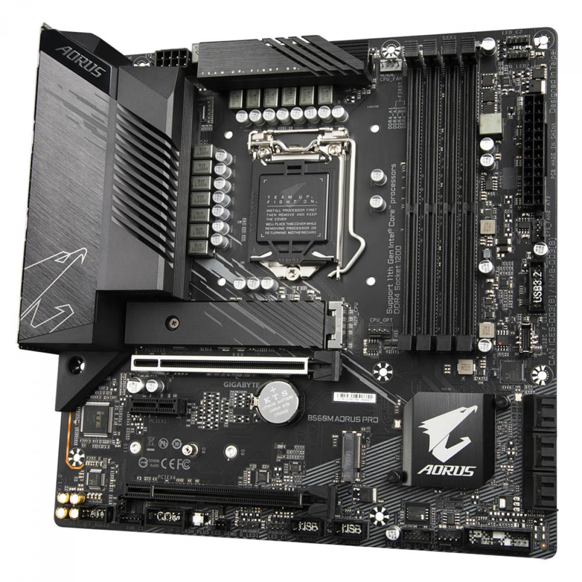 Placa Mãe Gigabyte B560M Aorus Pro, Chipset B560, Intel LGA 1200, mATX, DDR4