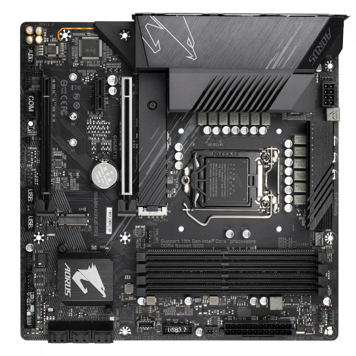Placa Mãe Gigabyte B560M Aorus Pro, Chipset B560, Intel LGA 1200, mATX, DDR4