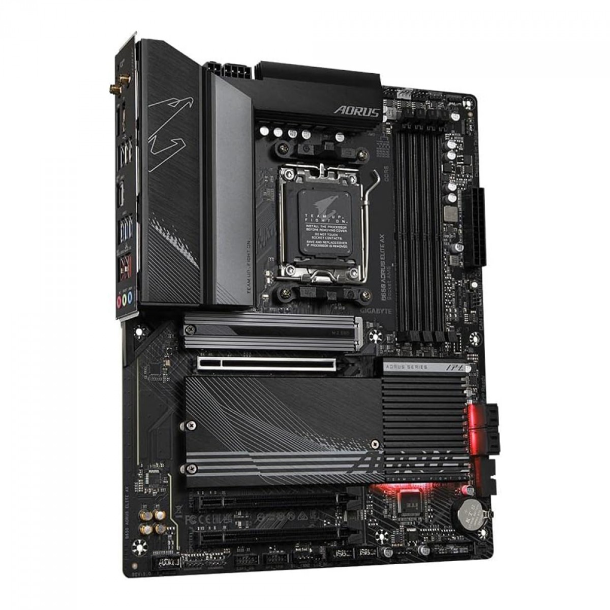 Placa Mãe Gigabyte B650 Aorus Elite AX, WIFI, Chipset B650, AMD AM5, ATX, DDR5, 9MB65ELX-00-G12