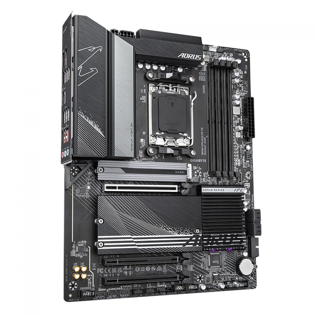 Placa Mãe Gigabyte B650 Aorus Elite V2, Chipset B650, AMD AM5, ATX, DDR5