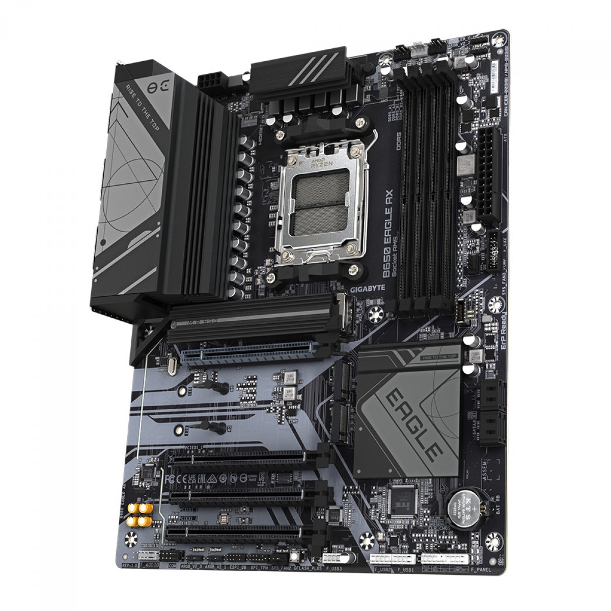 Placa Mãe Gigabyte B650 Eagle AX, Chipset B650, AMD AM5, ATX, DDR5