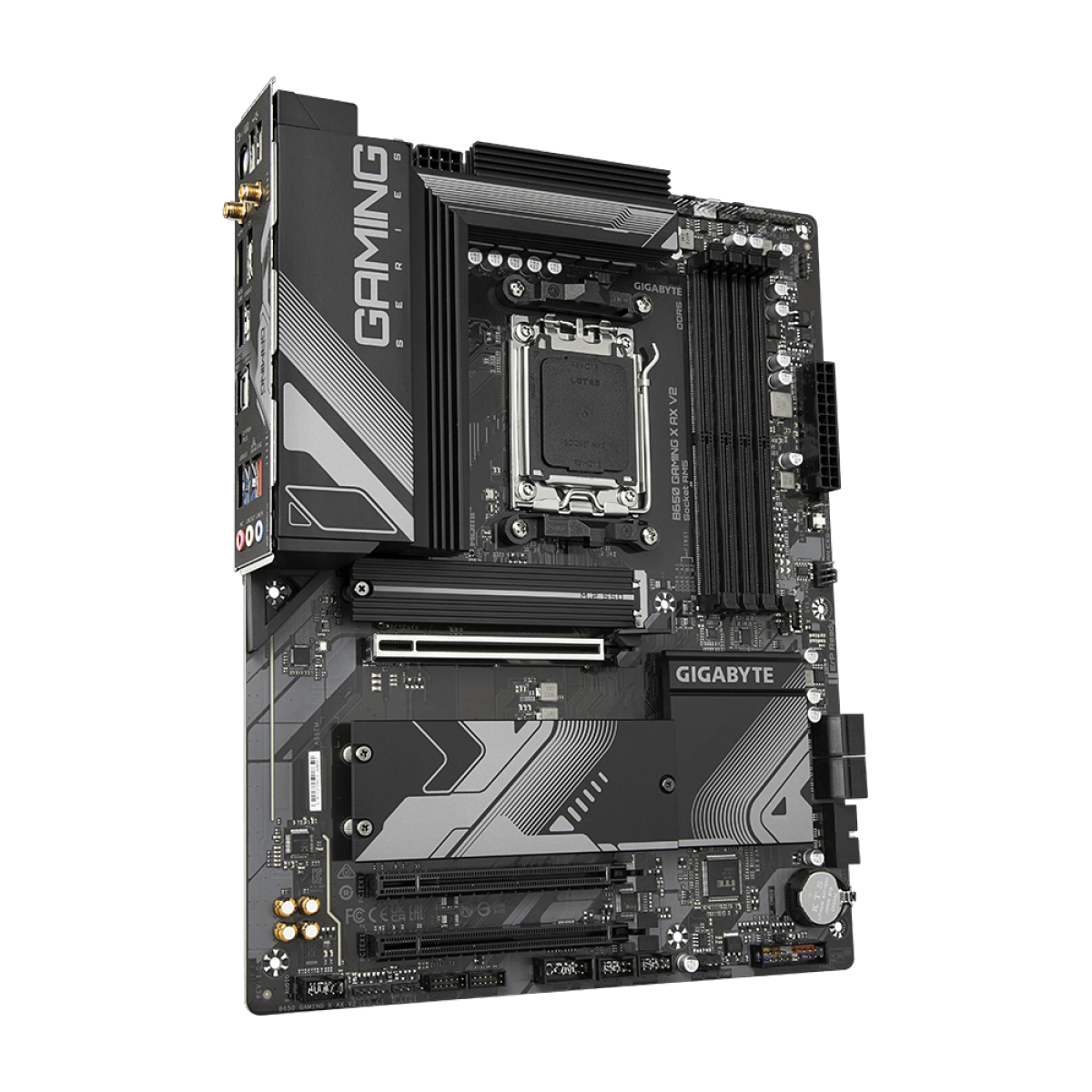 Placa Mãe Gigabyte B650 Gaming X AX V2, Chipset B650, WIFI, AMD AM5, ATX, DDR5