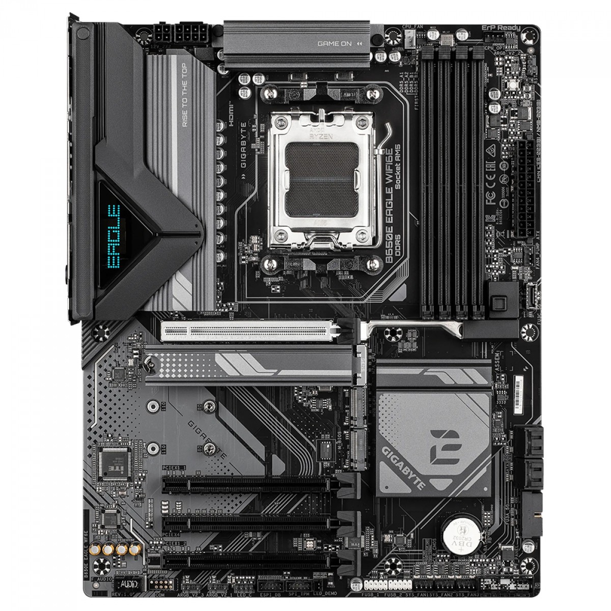 Placa Mãe Gigabyte B650E EAGLE WIFI6E, Chipset B650, AMD AM5, ATX, DDR5