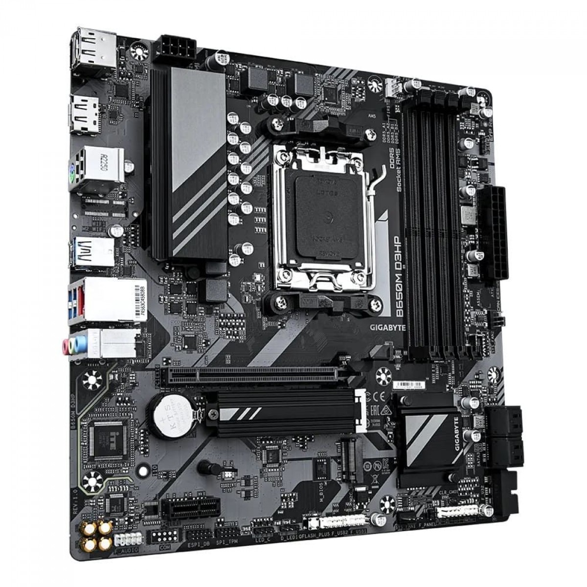 Placa Mãe Gigabyte B650M D3HP, Chipset B650, AMD AM5, MATX, DDR5 - OPEN BOX