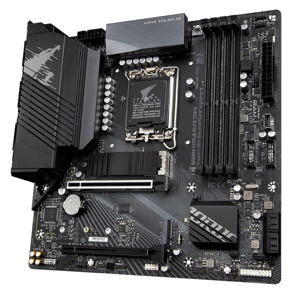 Placa Mãe Gigabyte B660M AORUS ELITE DDR4, Chipset B660, Intel LGA 1700, ATX, (rev. 1.0)