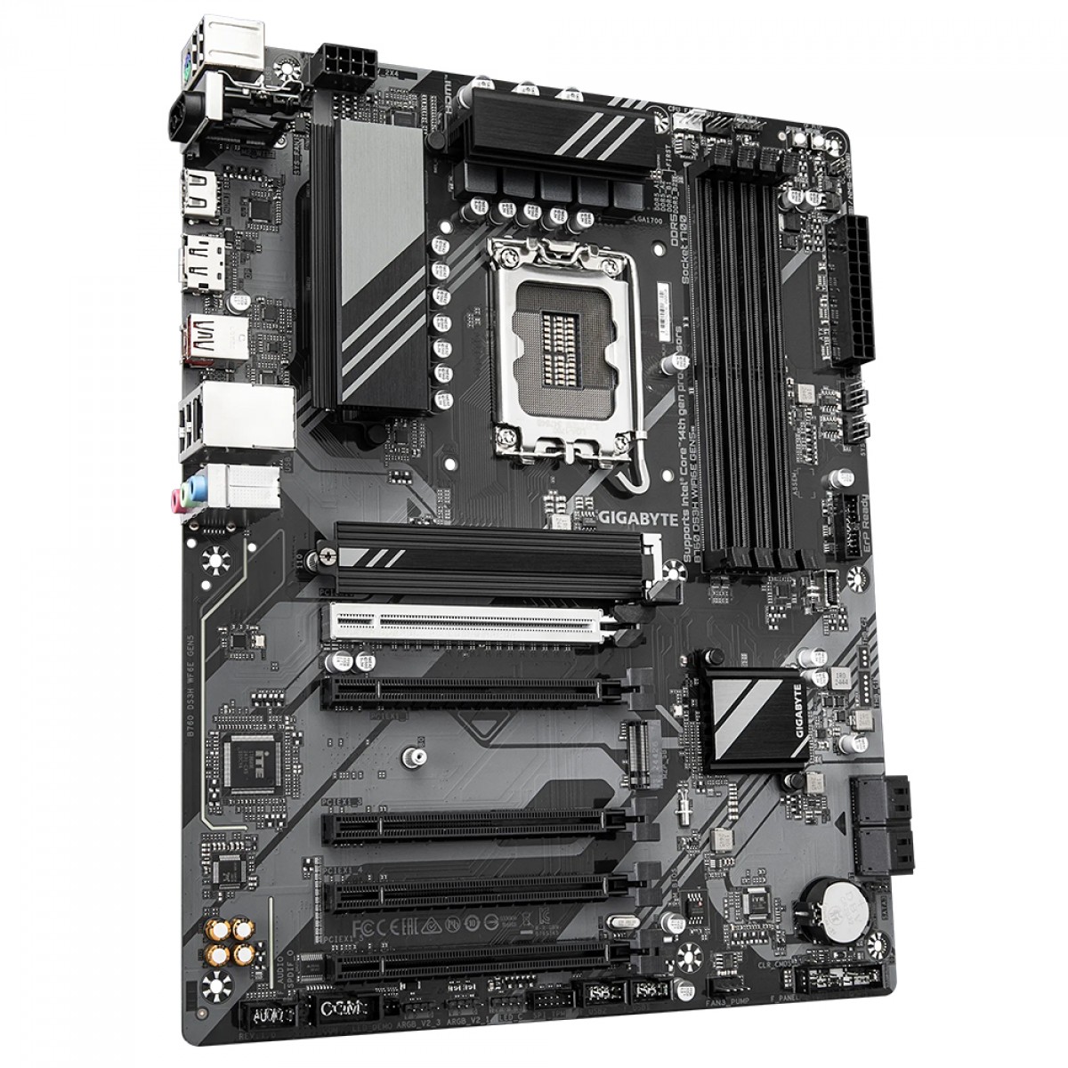 Placa Mãe Gigabyte B760 DS3H WIFI GEN5, Chipset B760, Intel LGA 1700, ATX, DDR5