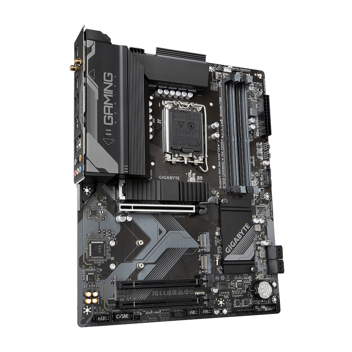 Placa Mãe Gigabyte B760 Gaming X AX DDR4, WiFi, Chipset B760, Intel LGA 1700, ATX, DDR4