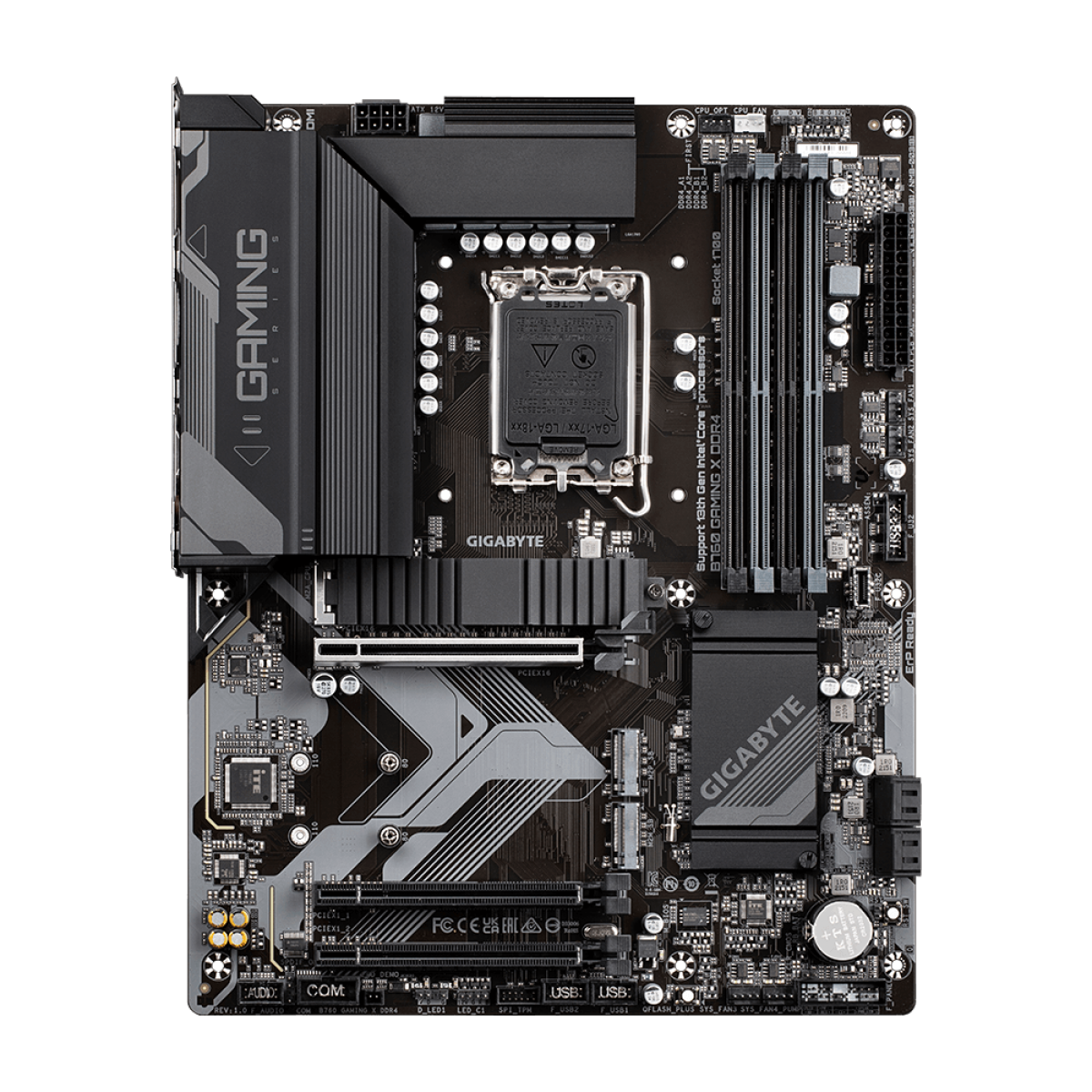 Placa Mãe Gigabyte B760 Gaming X DDR4, Chipset B760, Intel LGA 1700, ATX, DDR4