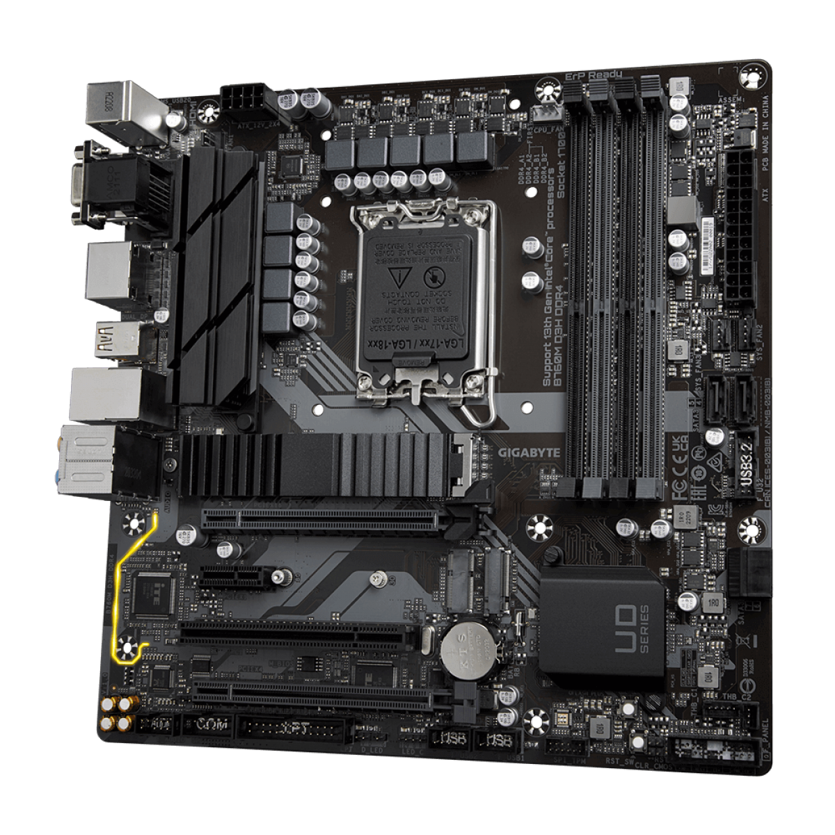 Placa Mãe Gigabyte B760M D3H DDR4, Chipset B760, Intel LGA 1700, M-ATX, DDR4 - OPEN BOX