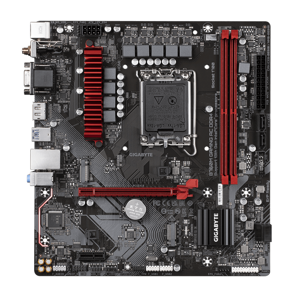 Placa Mãe Gigabyte B760M Gaming X DDR4