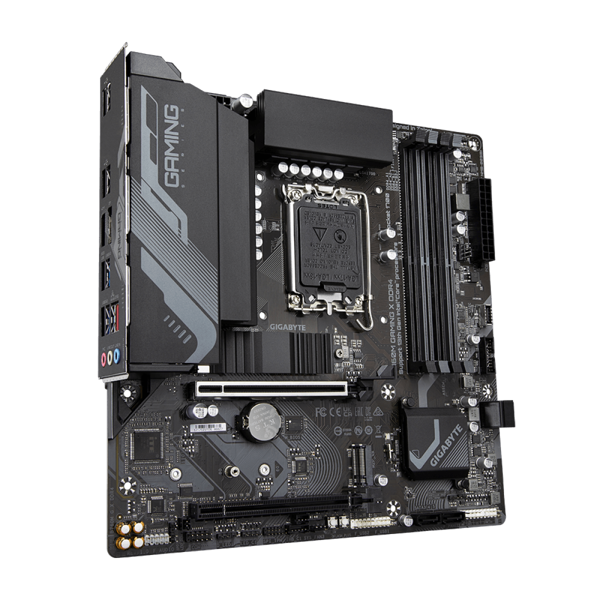 Placa Mãe Gigabyte B760M Gaming X DDR4, Chipset B760, Intel LGA 1700, MATX, DDR4 - Open Box
