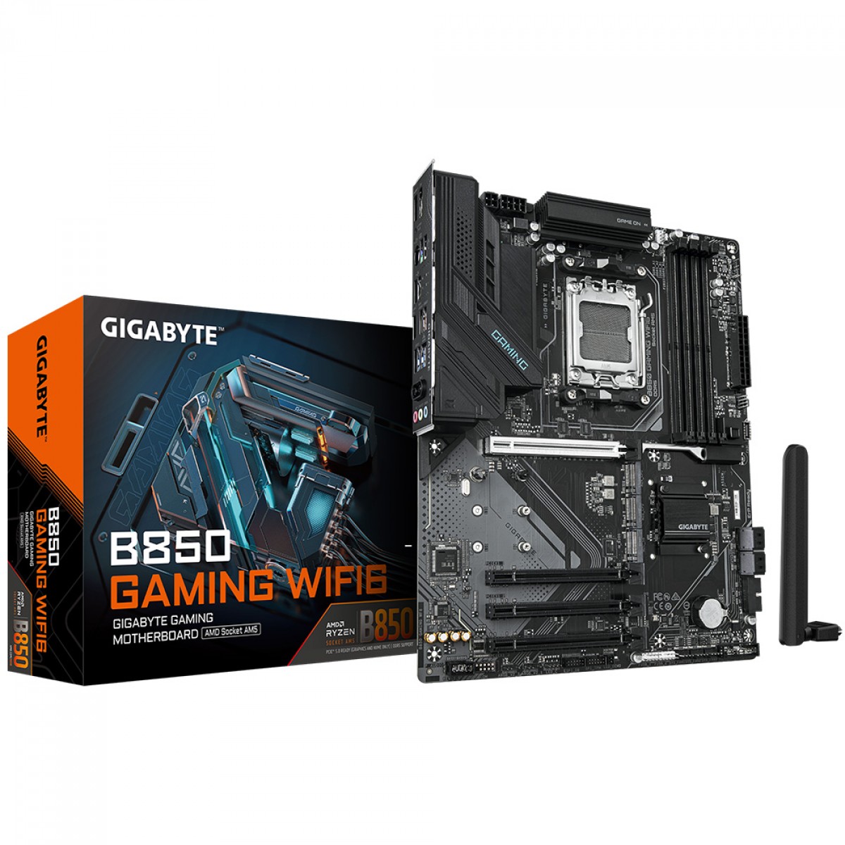Placa Mãe Gigabyte B850 Gaming WIFI6, Chipset B850, AMD AM5, ATX, DDR5 - Open Box