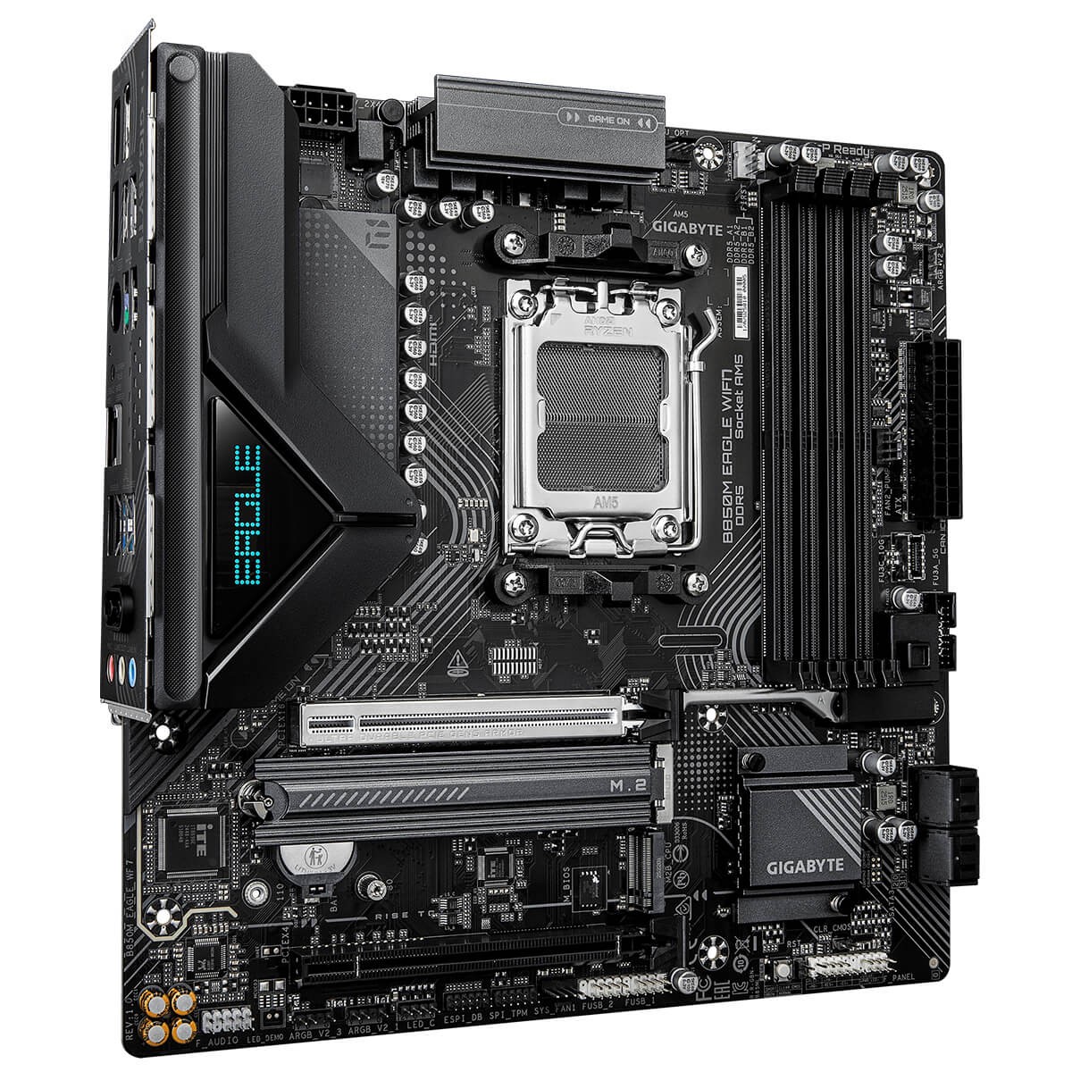 Placa Mãe Gigabyte B850M EAGLE WIFI7, Chipset B850, AMD AM5, M-ATX, DDR5