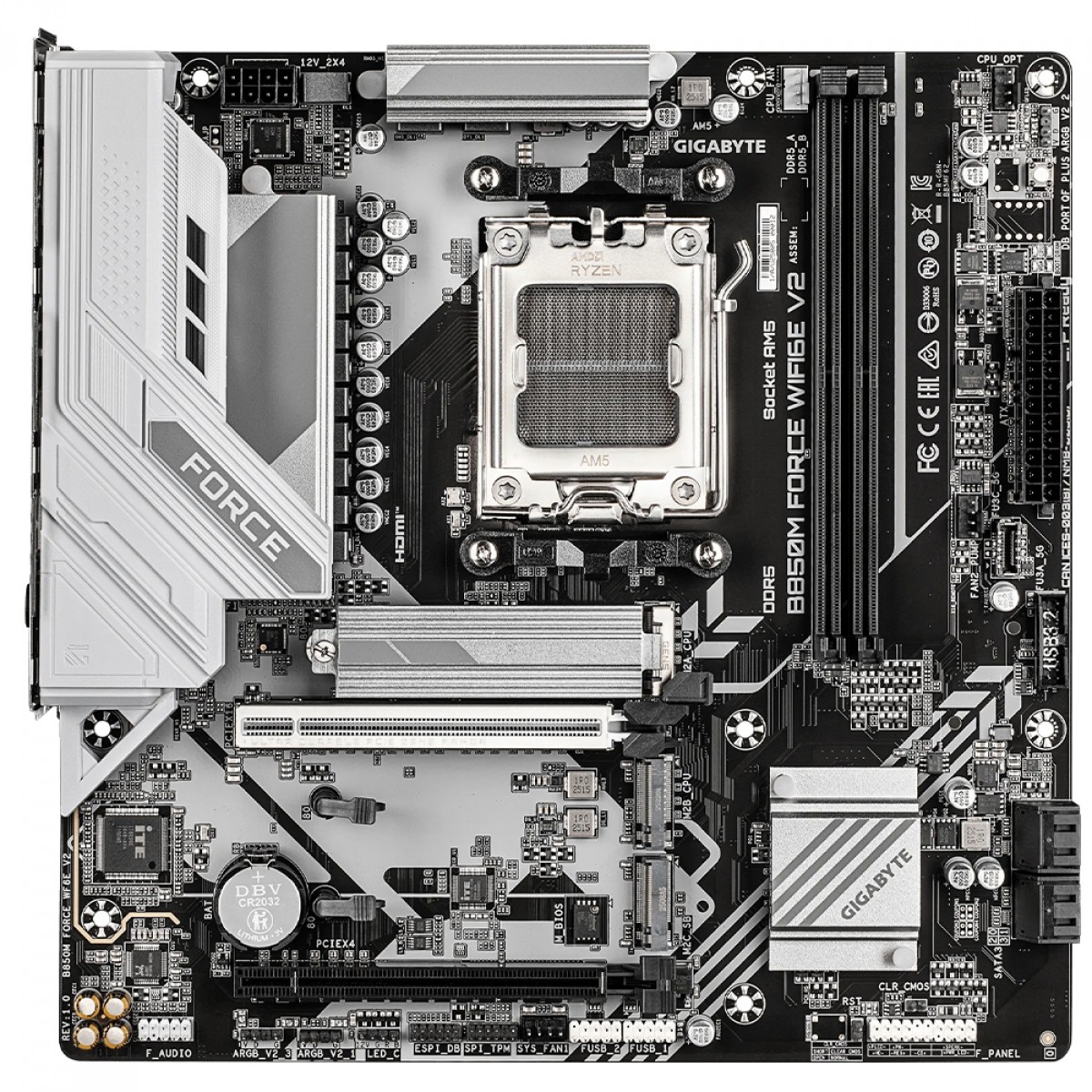 マザーボード GIGABYTE B850M FORCE WIFI6 V2 B850M FORCE WIFI6E V2 Placas-mãe - GIGABYTE Brazil