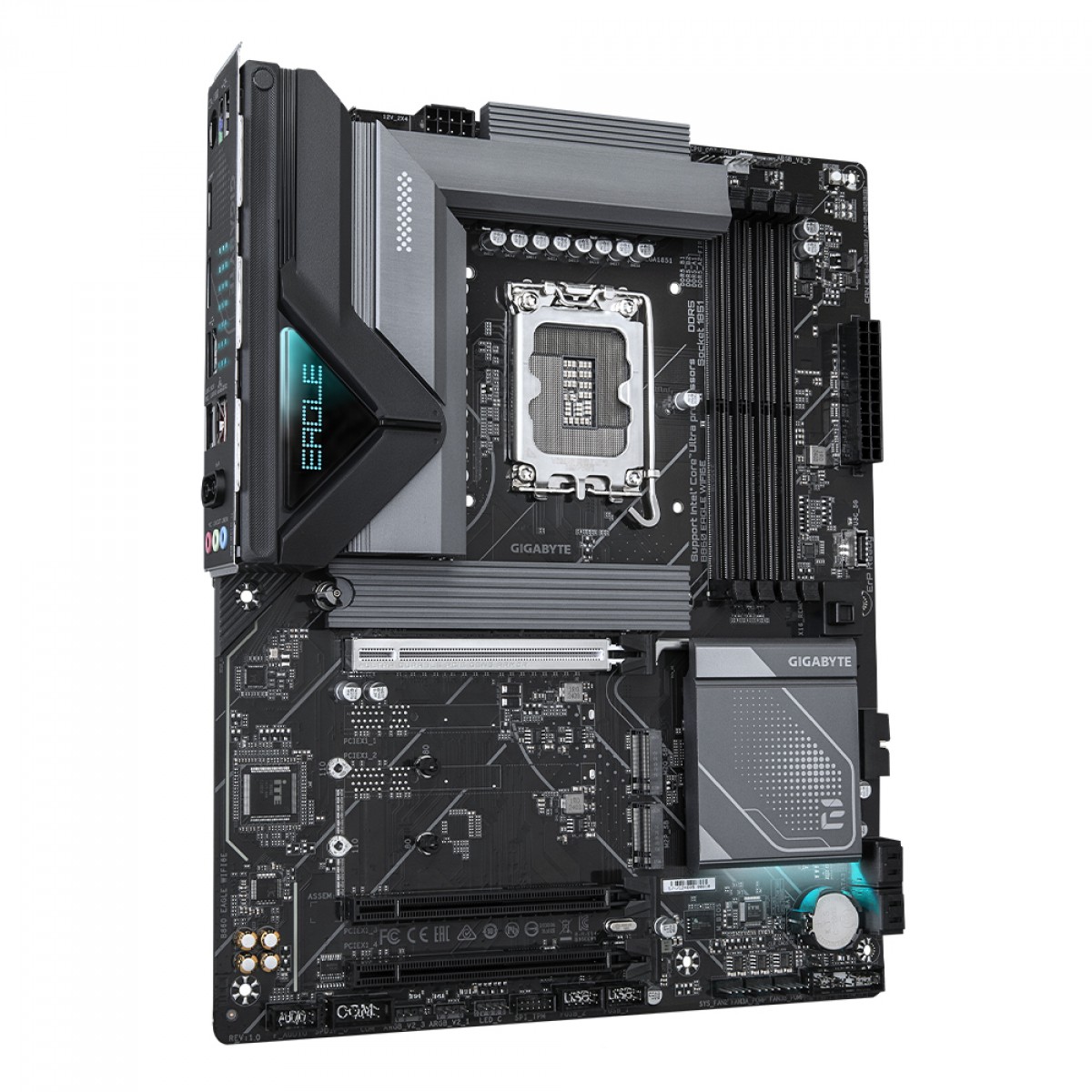 Placa Mãe Gigabyte B860 EAGLE WIFI6E, Chipset B860, Intel LGA 1851, ATX, DDR5 - Open Box