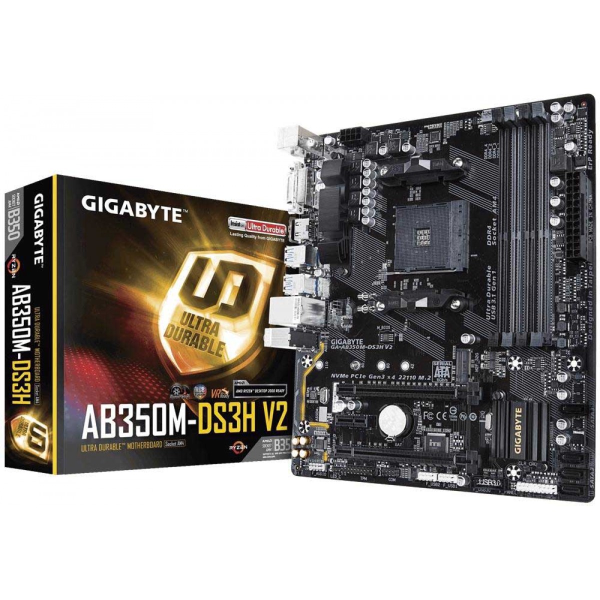 Gigabyte ab350m ds3h v2 подключение rgb