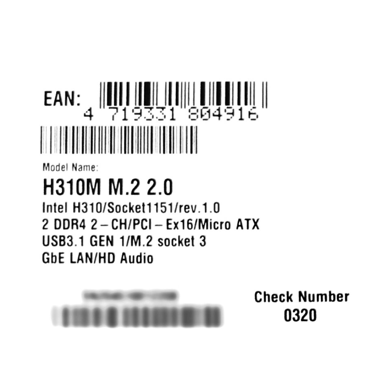 Placa Mãe Gigabyte H310M M.2 2.0, Chipset H310, Intel LGA 1151, mATX, DDR4