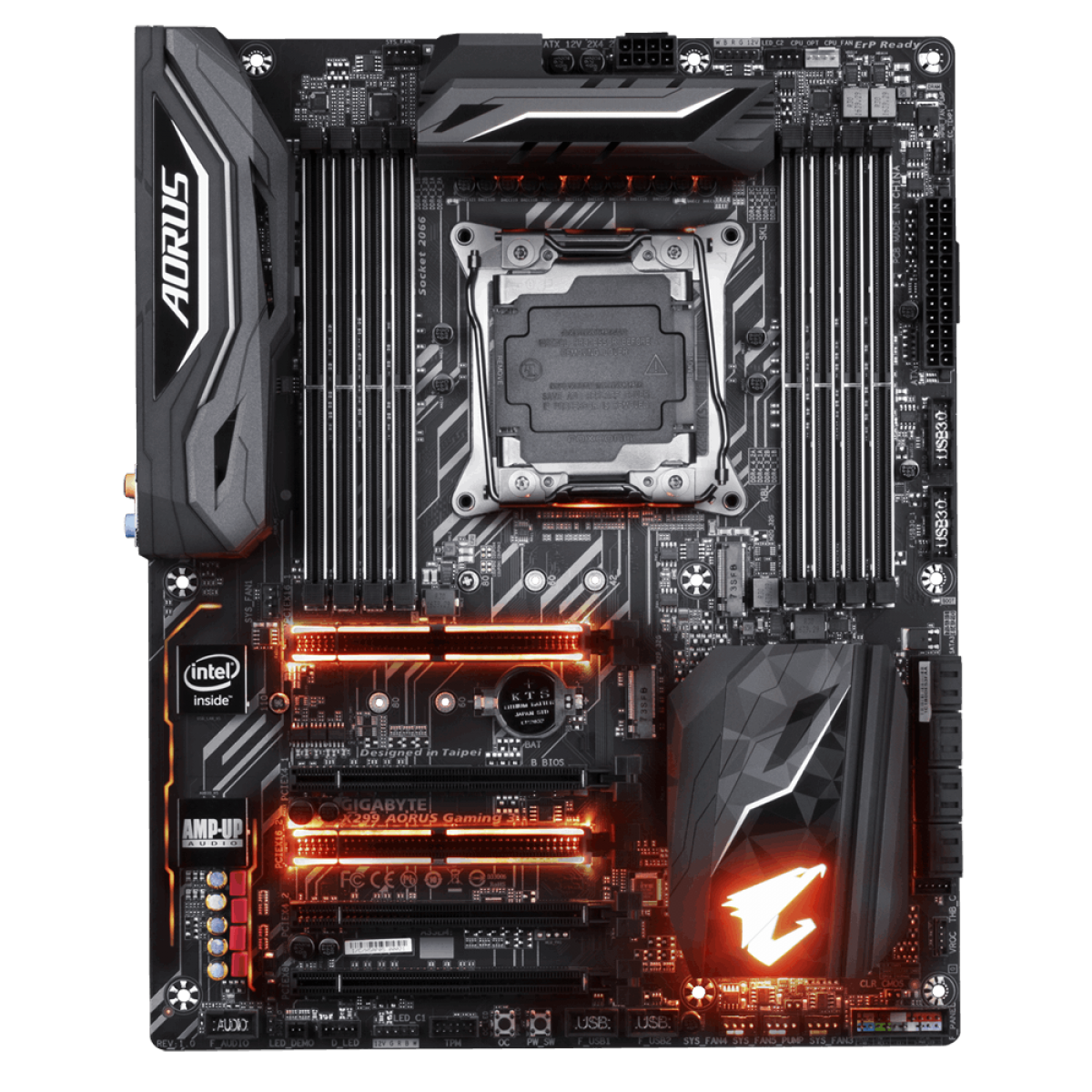 Placa Mãe Gigabyte X299 Aorus Gaming 3, Chipset X299, Intel LGA 2066, ATX, DDR4