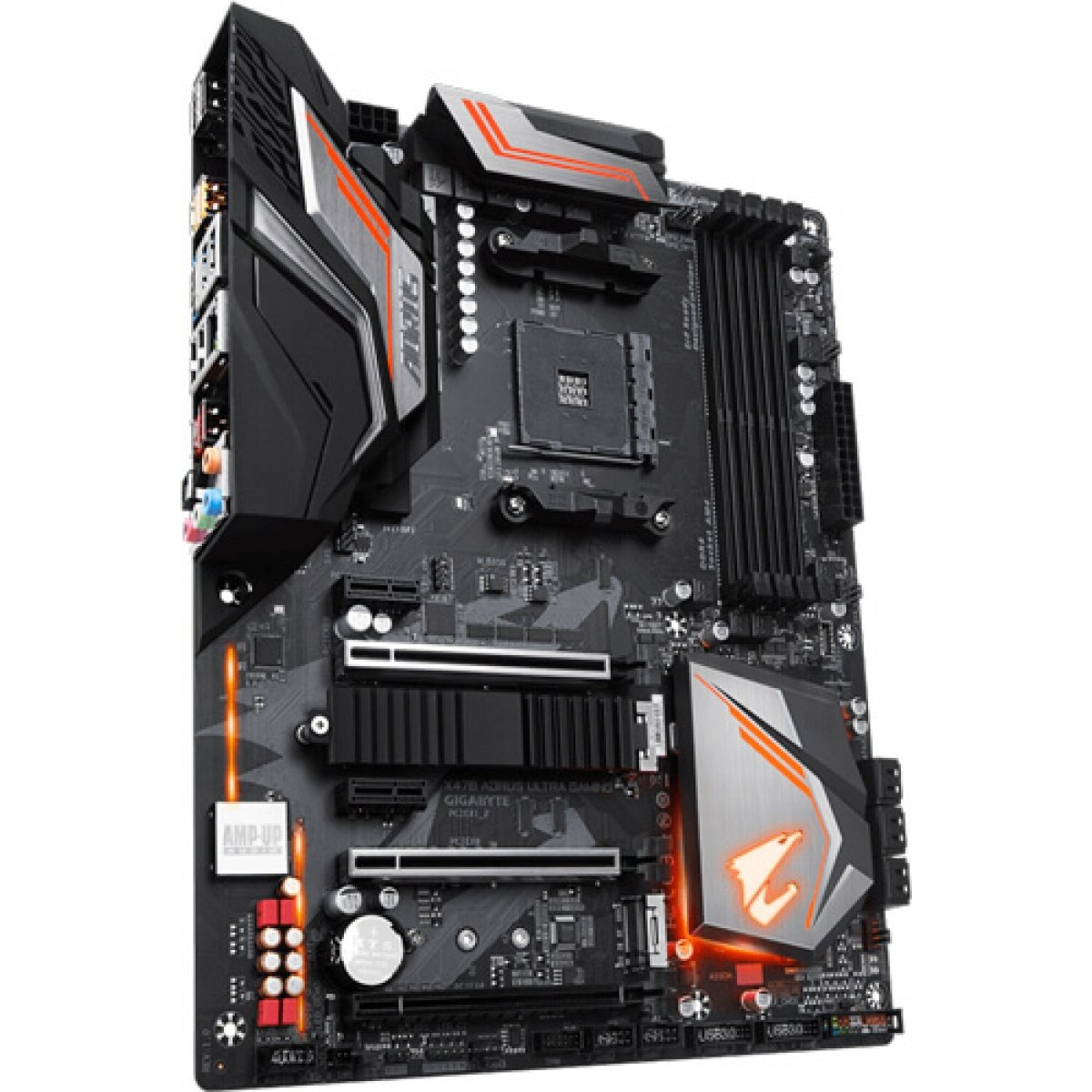 Placa Mãe Gigabyte X470 Aorus Ultra Gaming, Chipset X470, AMD AM4, ATX, DDR4