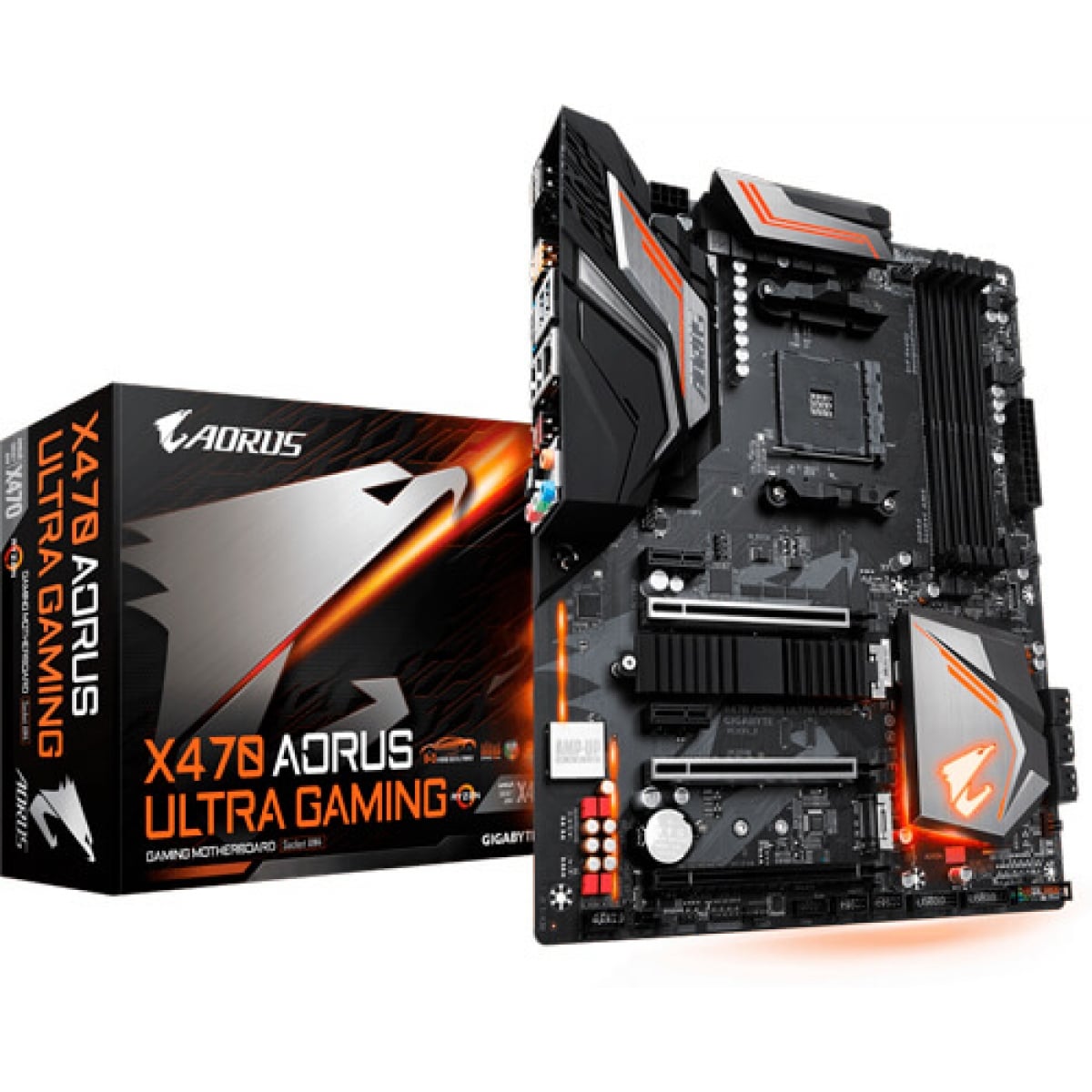 Placa Mãe Gigabyte X470 Aorus Ultra Gaming, Chipset X470, AMD AM4, ATX, DDR4