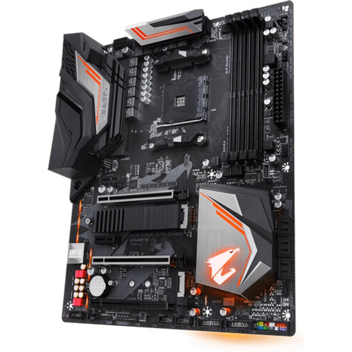 Placa Mãe Gigabyte X470 Aorus Ultra Gaming, Chipset X470, AMD AM4, ATX, DDR4
