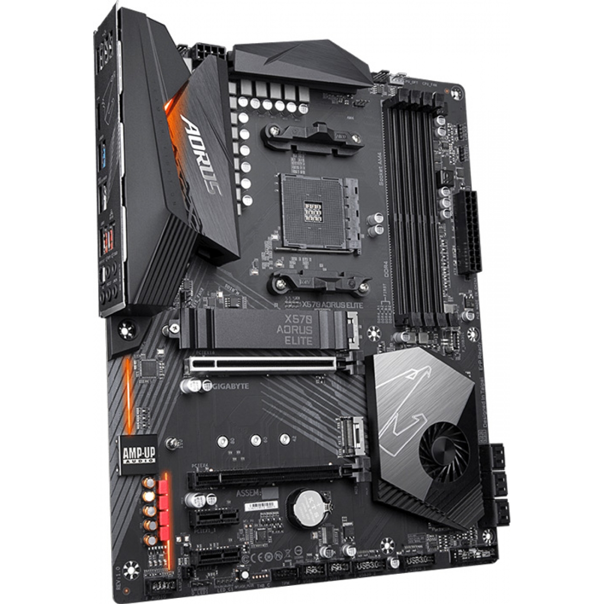 Placa Mãe Gigabyte X570 Aorus Elite, Chipset X570, AMD AM4, ATX, DDR4