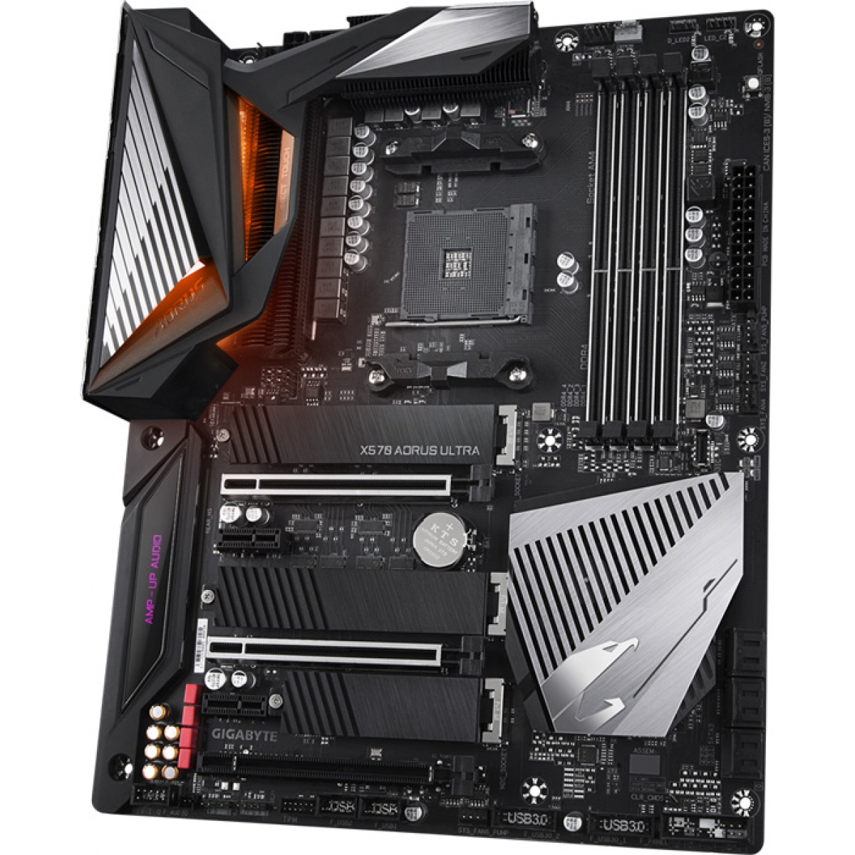 Placa Mãe Gigabyte X570 Aorus Ultra Wifi, Chipset X570, AMD AM4, ATX, DDR4
