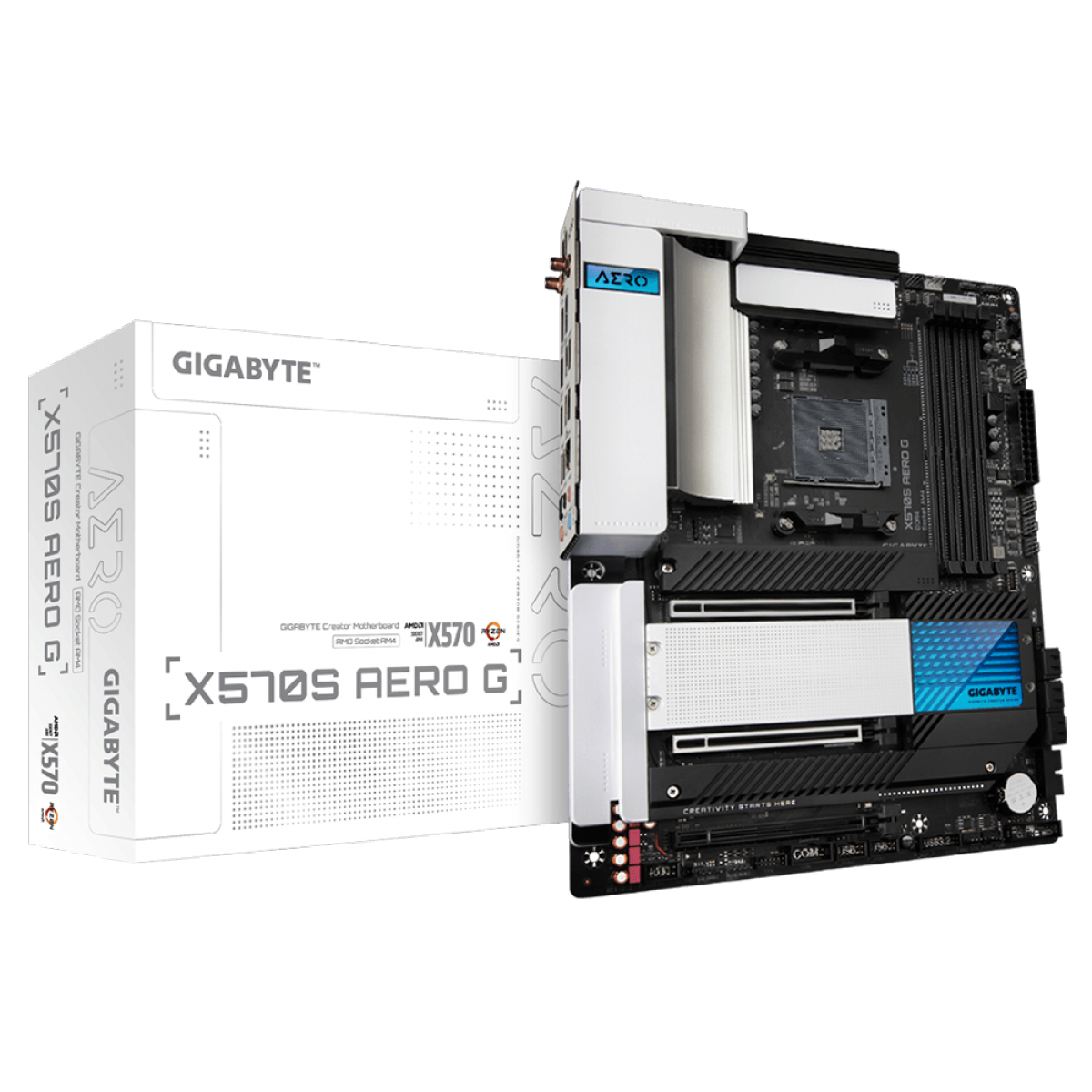 Placa Mãe Gigabyte X570S Aero G, Chipset X570, AMD AM4, ATX, DDR4