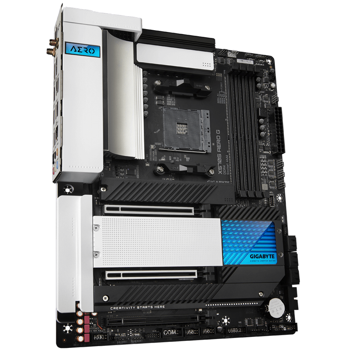 Placa Mãe Gigabyte X570S Aero G, Chipset X570, AMD AM4, ATX, DDR4