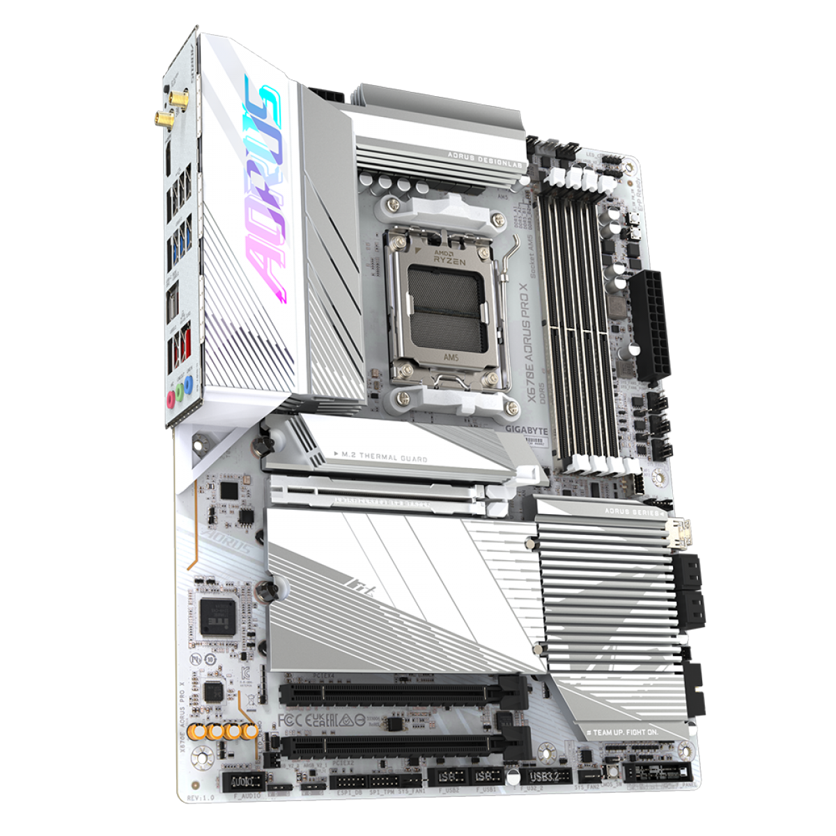 Placa Mãe Gigabyte X670E AORUS PRO X, Wifi, Chipset X670, AMD AM5, ATX, DDR5
