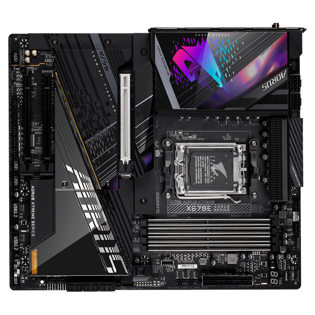 Placa Mãe Gigabyte X670E Aorus Xtreme, Wifi, Chipset X670, AMD AM5, E-ATX, DDR5