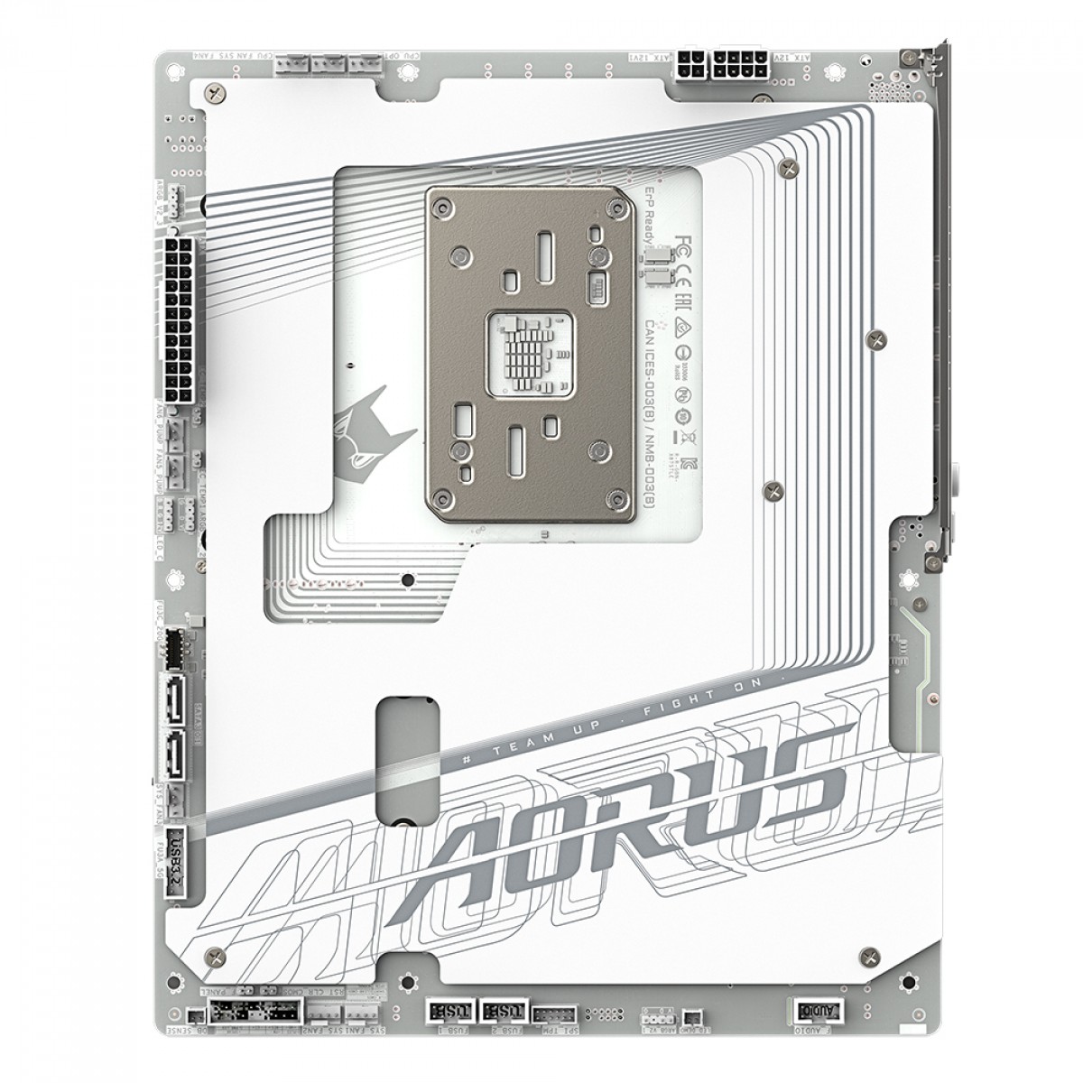 Placa Mãe Gigabyte X870 AORUS STEALTH ICE, Chipset X870, AMD AM5, ATX, DDR5