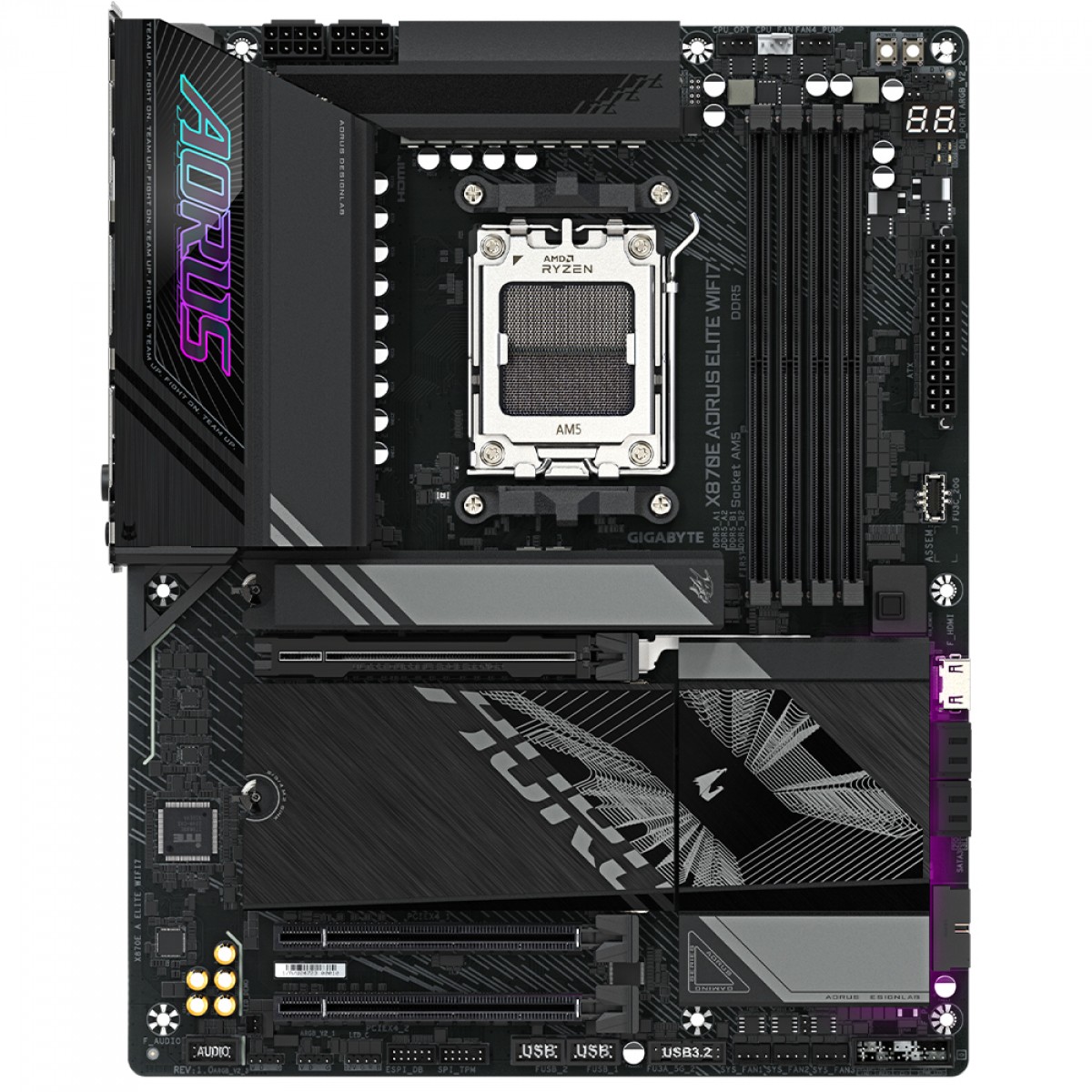 Placa Mãe Gigabyte X870E Aorus Elite WiFi7 AM5 | Terabyte
