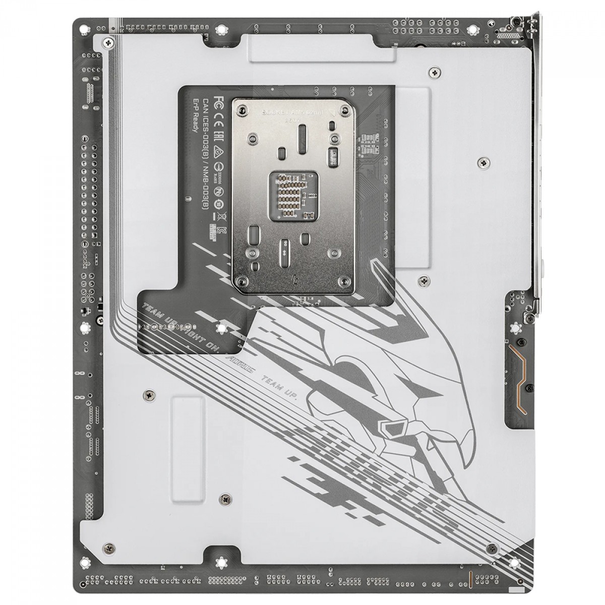 Placa Mãe Gigabyte X870E AORUS PRO X3D ICE, Chipset X870E, AMD AM5, ATX, WiFi, DDR5, Branco